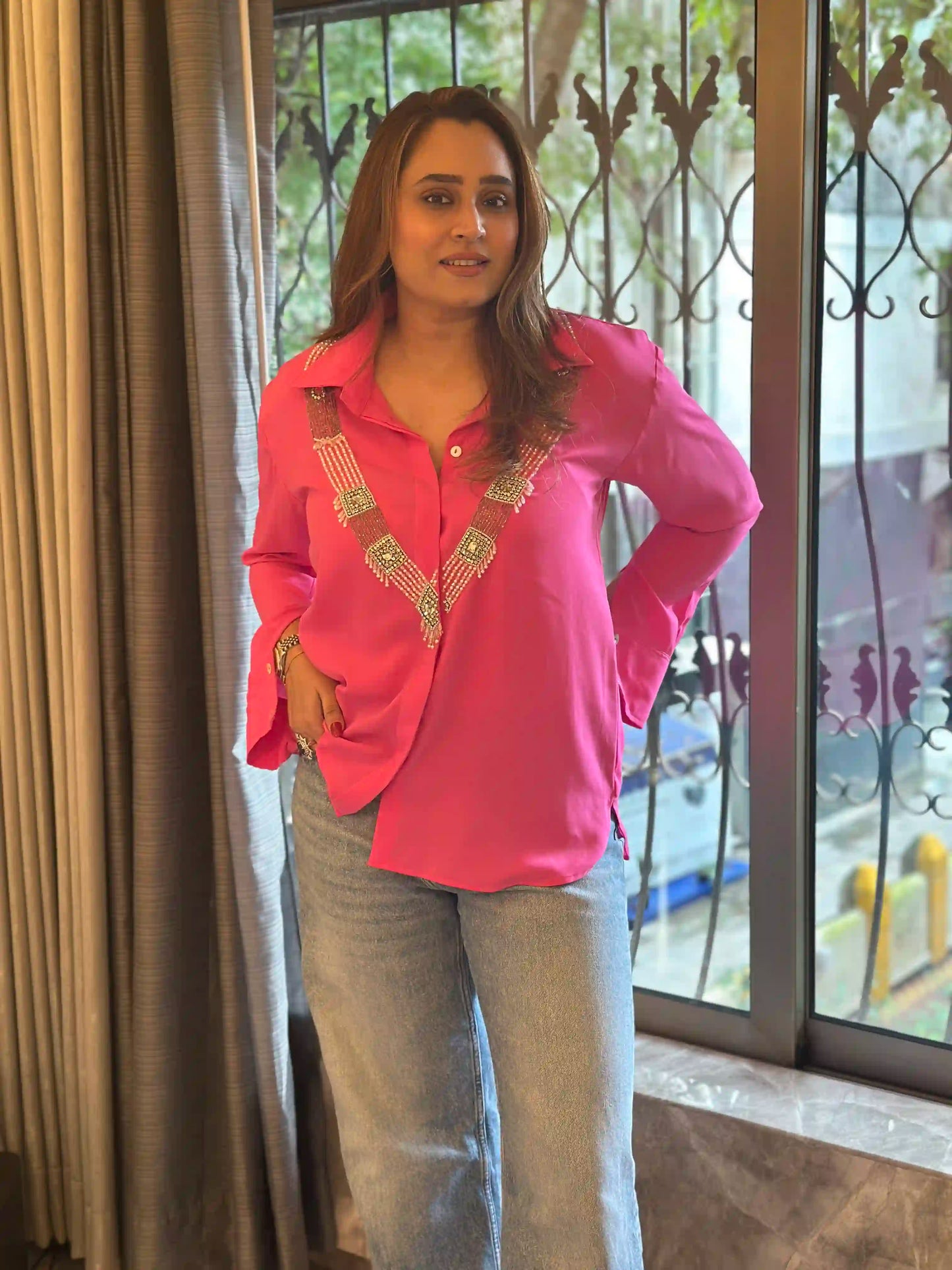 Pink Maharani necklace