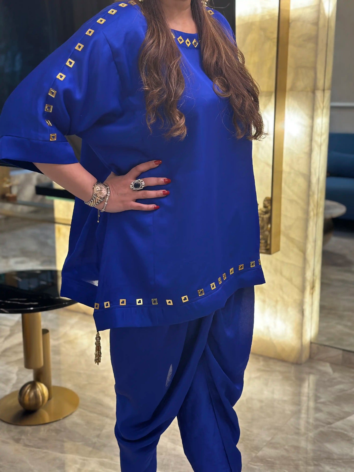 Royal Blue Meher set