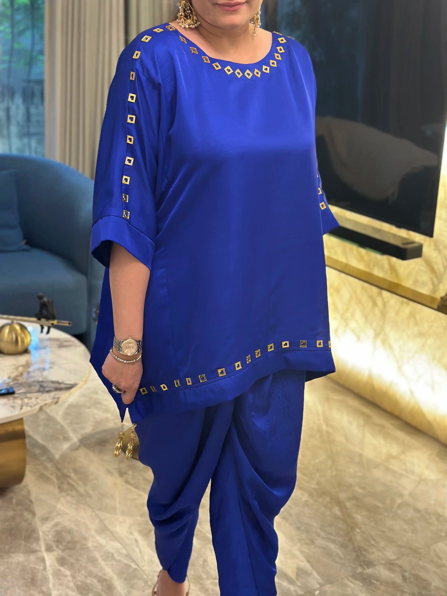 Royal Blue Meher set